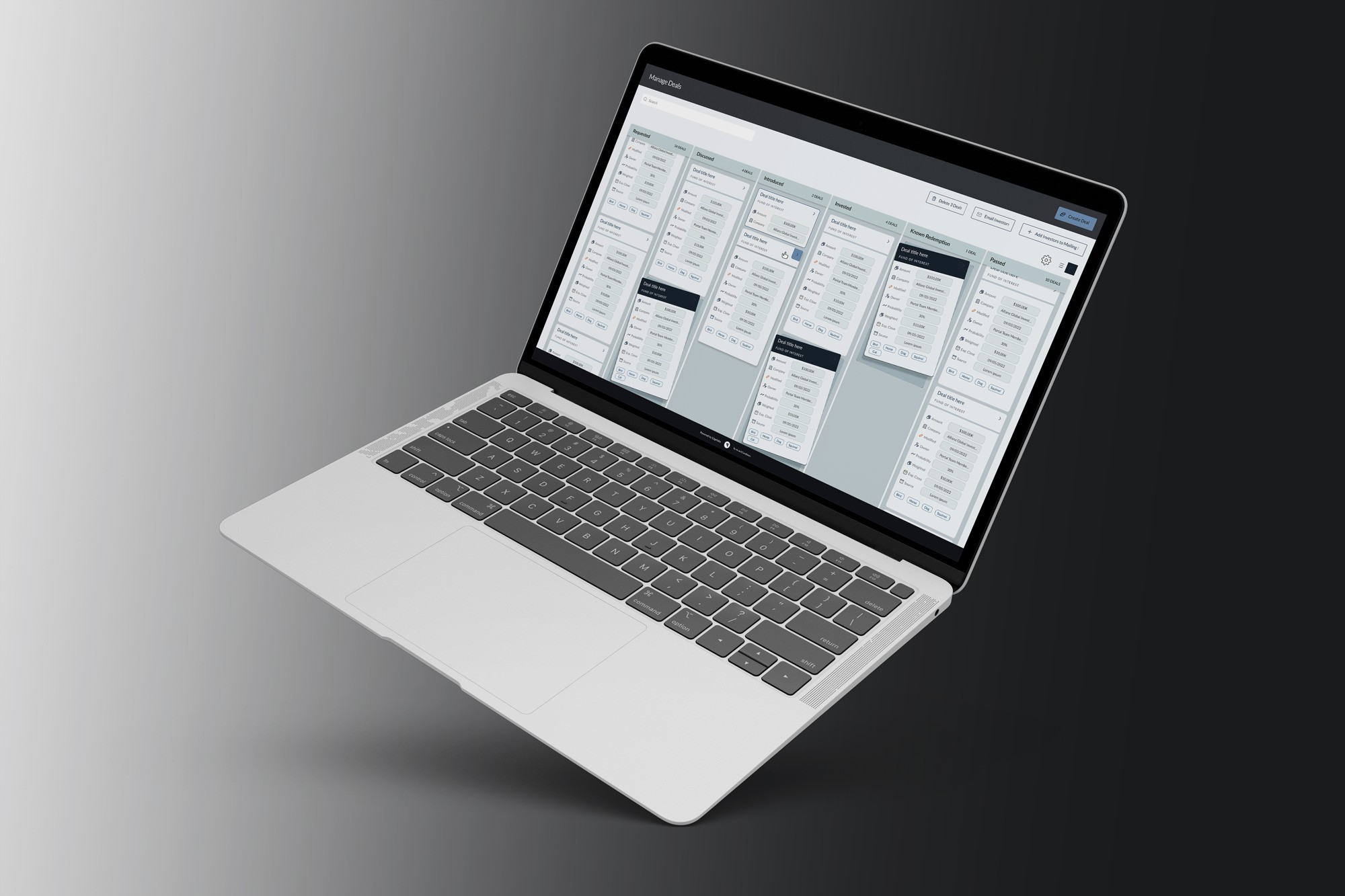 Logo design for the brand Redo on green gradient background